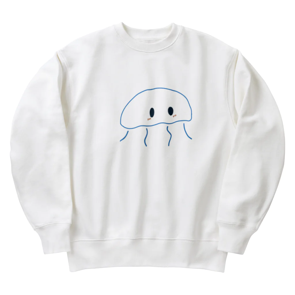 unknown-ﾐﾁ-のクラオくん Heavyweight Crew Neck Sweatshirt