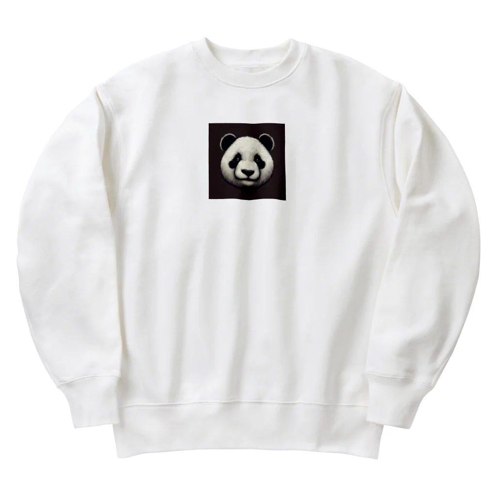 marikojiのパンダくん Heavyweight Crew Neck Sweatshirt