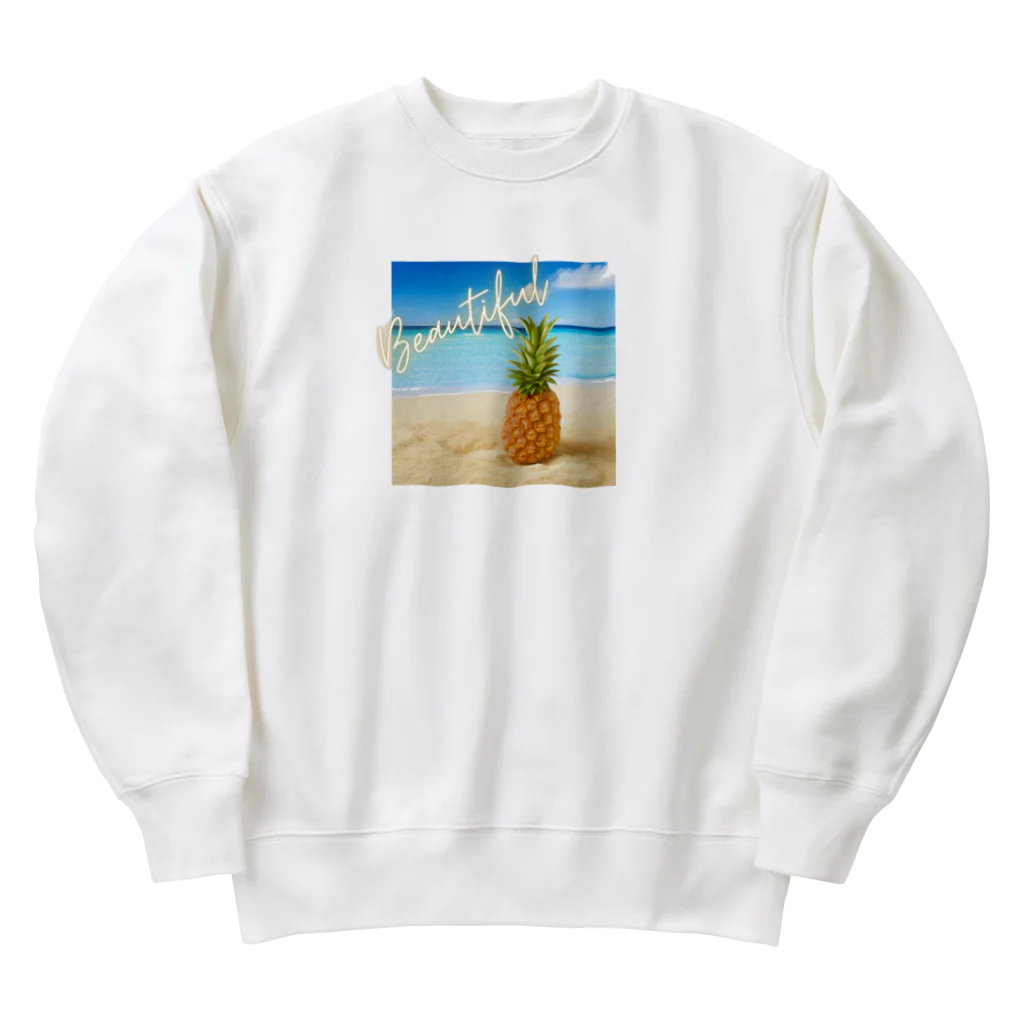 ぱいなっぷる王国のパイナップルシリーズ Heavyweight Crew Neck Sweatshirt