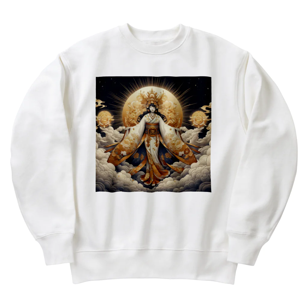 Ken77788の天照大御神 Heavyweight Crew Neck Sweatshirt