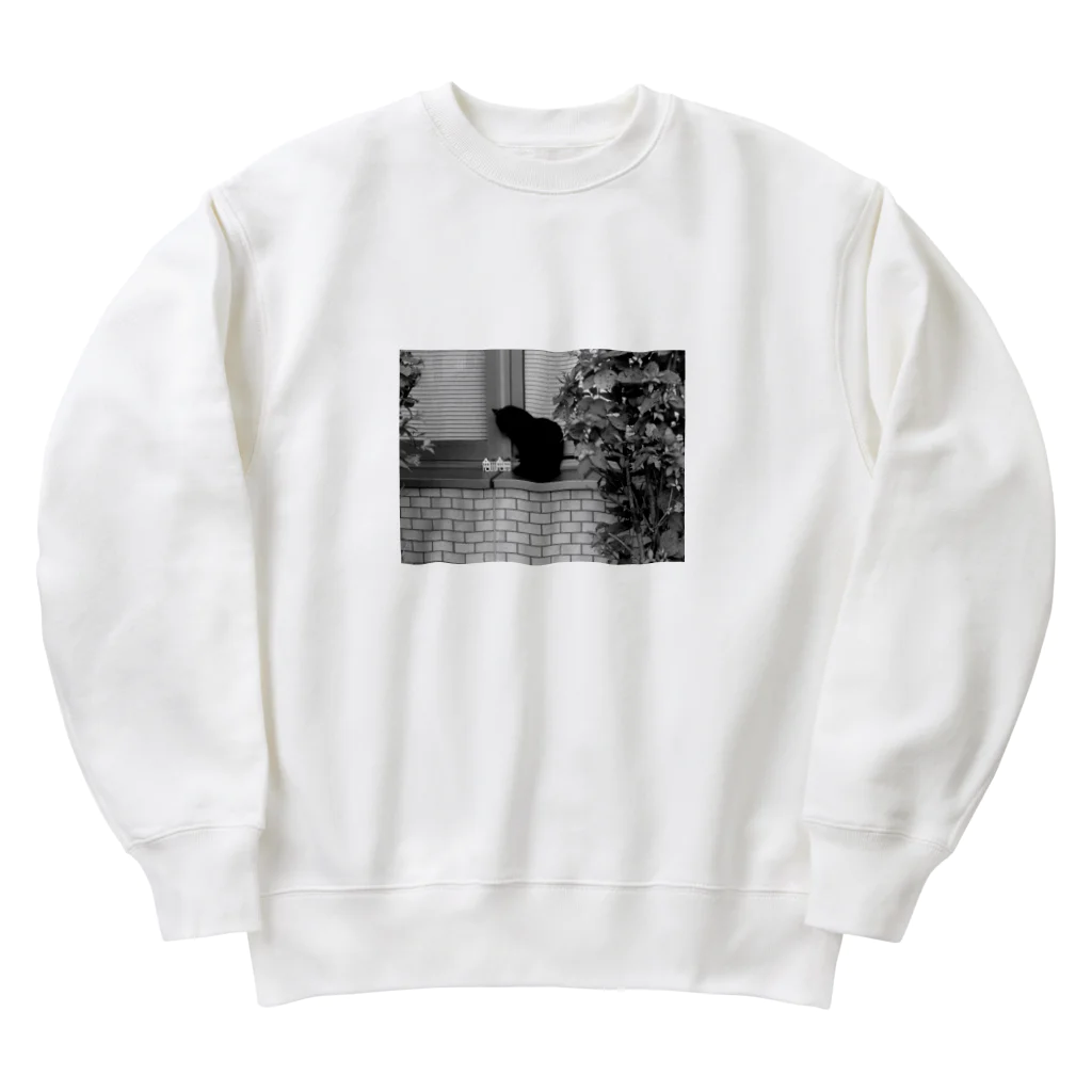 umi13のcat and the house Heavyweight Crew Neck Sweatshirt