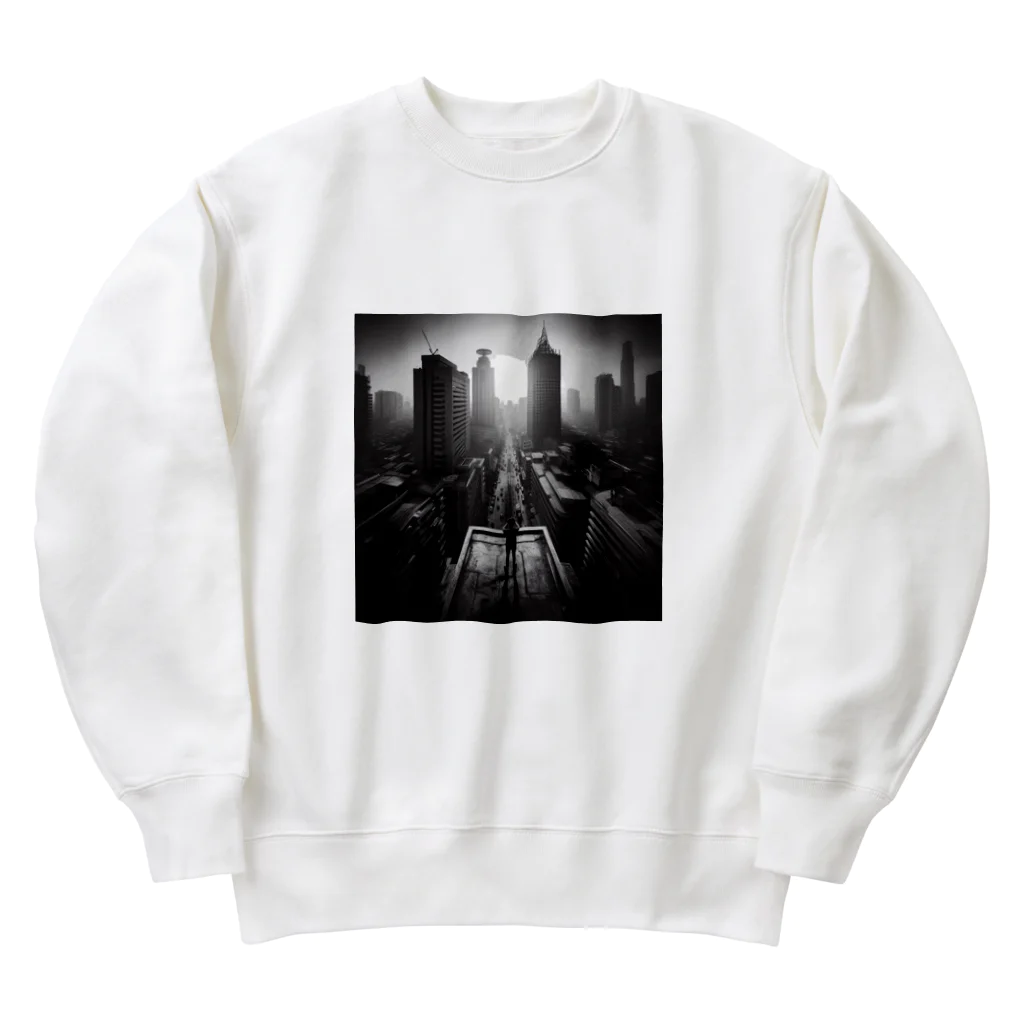 JUNJunの街を見下ろす Heavyweight Crew Neck Sweatshirt