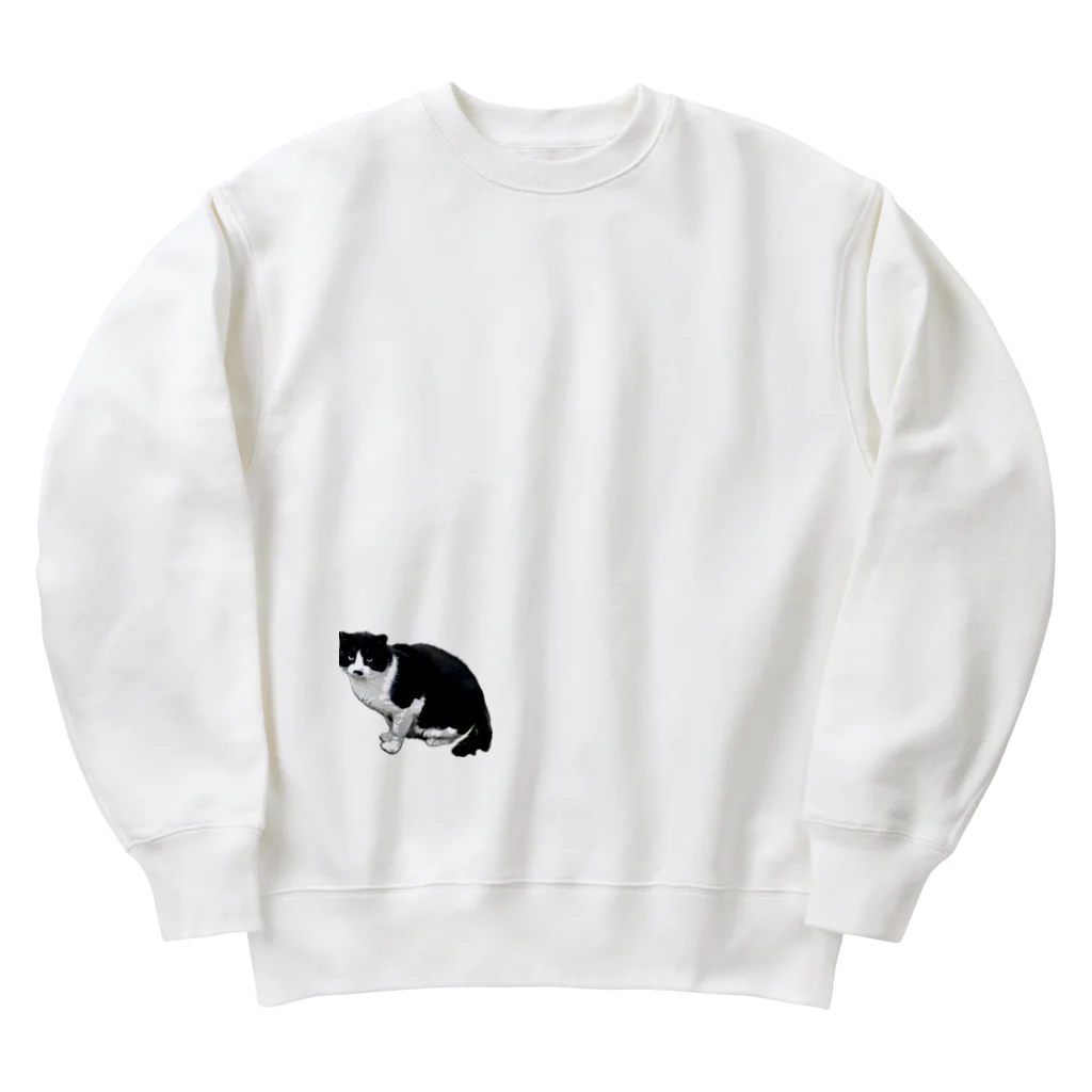 たまたまの近所の野良猫 Heavyweight Crew Neck Sweatshirt