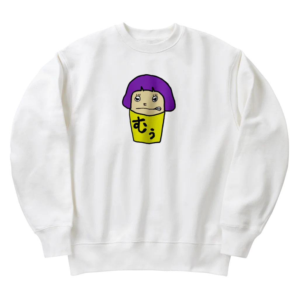 sooomaxの四角いちゃん(怒) Heavyweight Crew Neck Sweatshirt