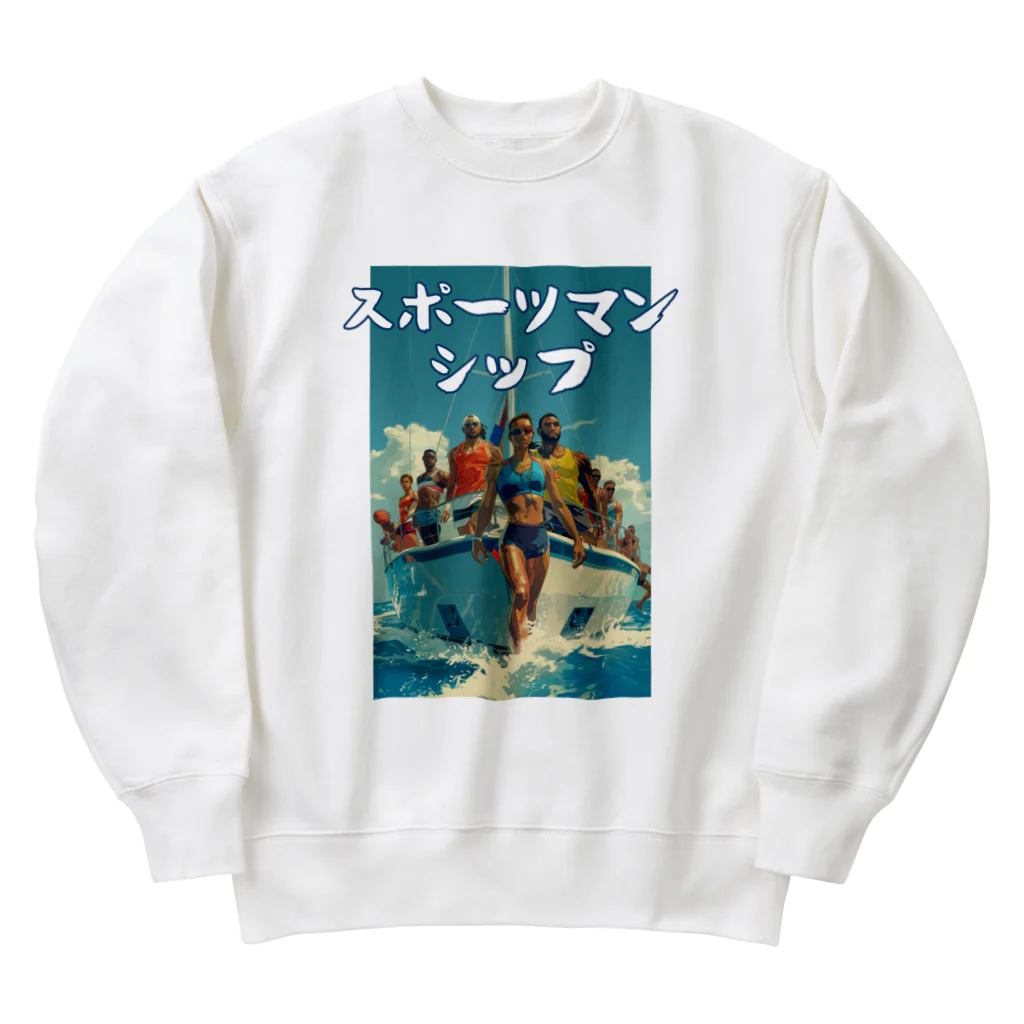 筒井.xls@Excel関数擬人化本のスポーツマンシップ Heavyweight Crew Neck Sweatshirt