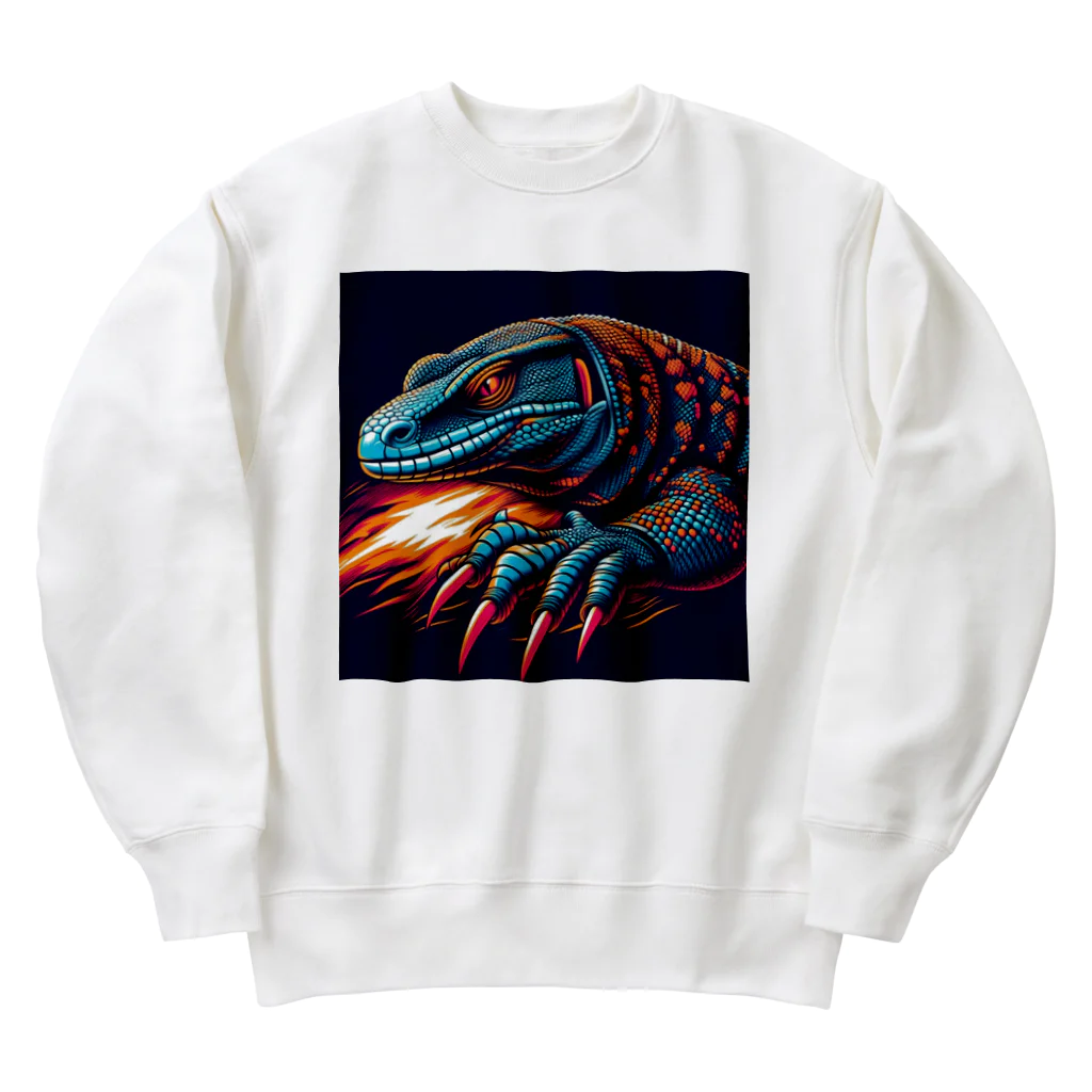 Mayatoramanのサルバトールモニター　モニター Heavyweight Crew Neck Sweatshirt