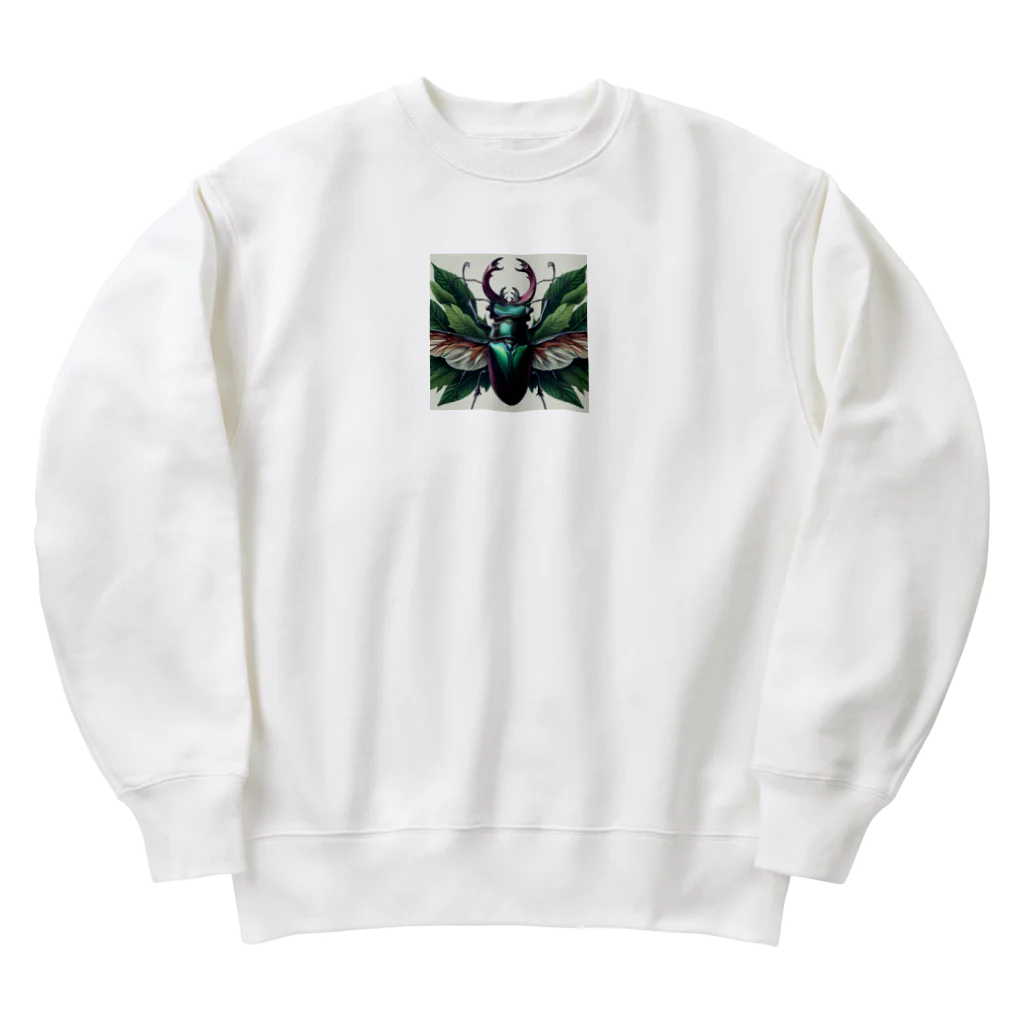 HERAX(へラックス）2号店のクワガタムシの輝き Heavyweight Crew Neck Sweatshirt