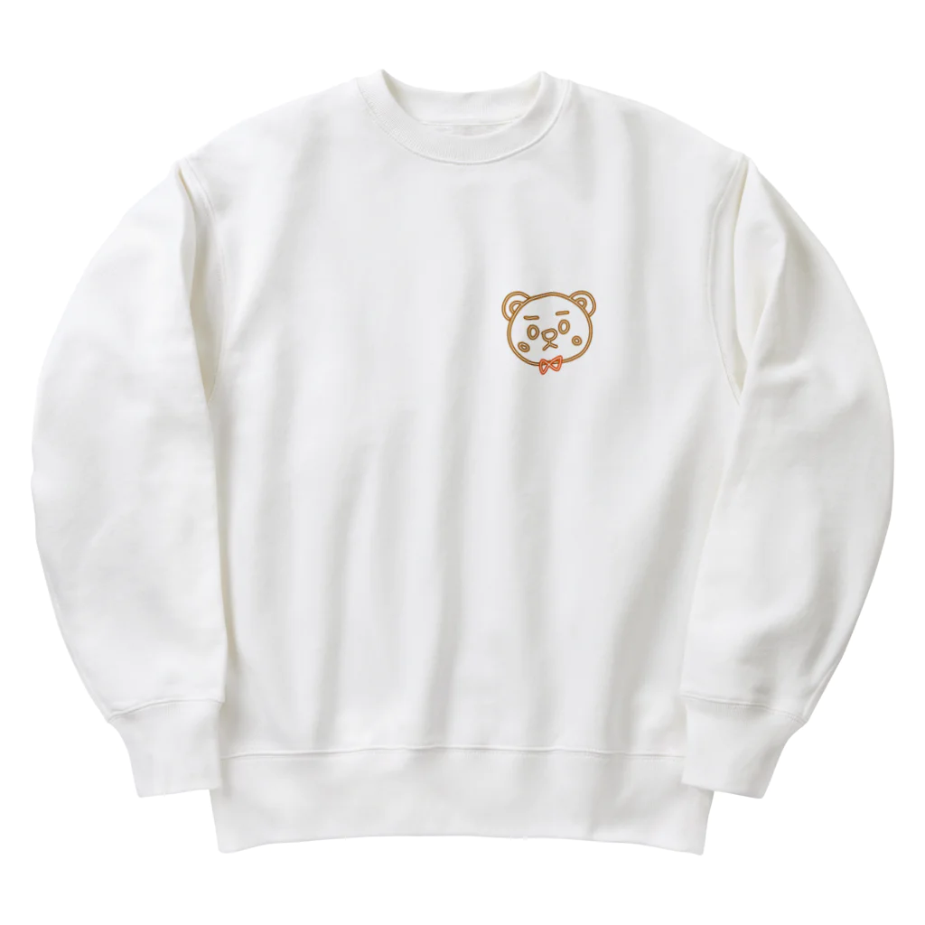 nyan(ΦωΦ)のくままくん Heavyweight Crew Neck Sweatshirt