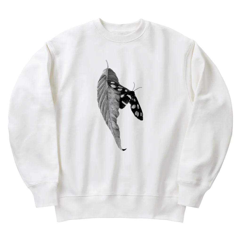 harukou_☆の虫　ちょうちょ？ Heavyweight Crew Neck Sweatshirt