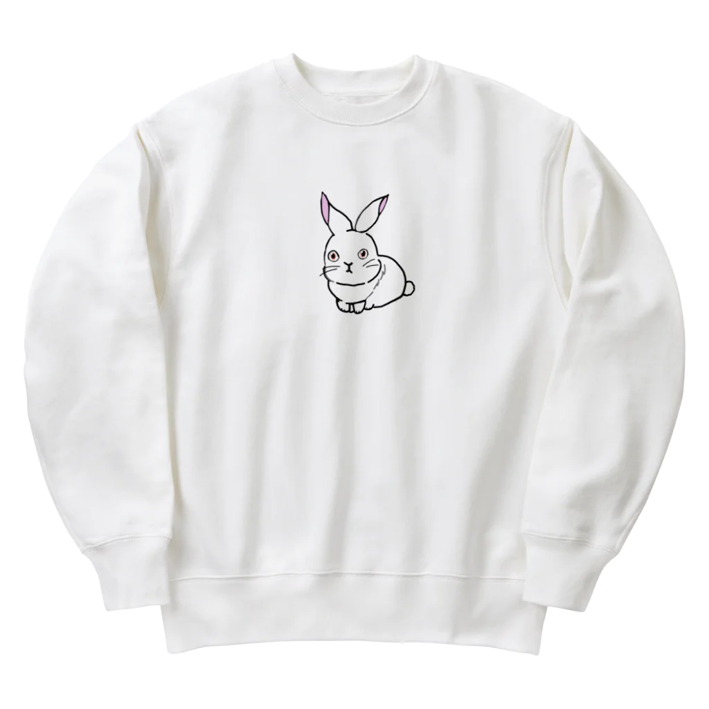 yuki_mayのKIDS RABBIT_1 Heavyweight Crew Neck Sweatshirt