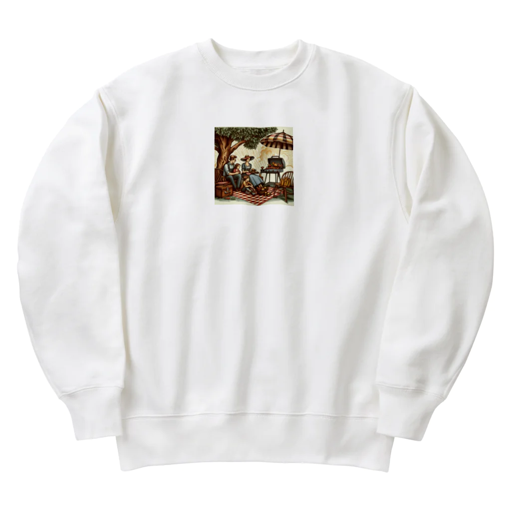 uhrsiyのヴィンテージイラスト Heavyweight Crew Neck Sweatshirt