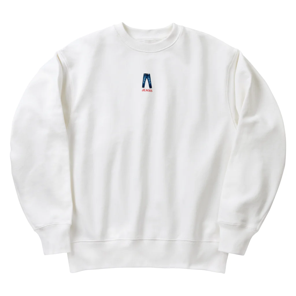 きほんてきにはものと～んのジーンズ Heavyweight Crew Neck Sweatshirt