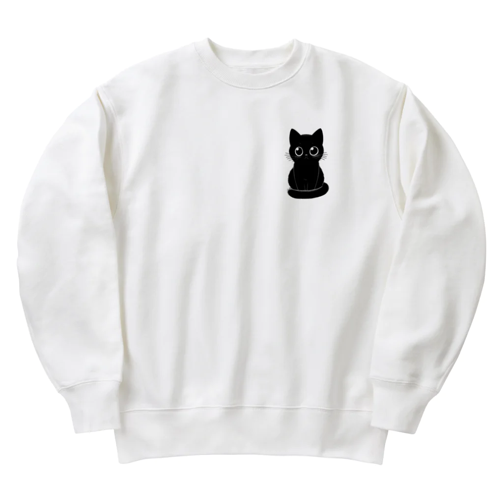 Mizuki・ASIA CATの黒猫さん❤️ Heavyweight Crew Neck Sweatshirt