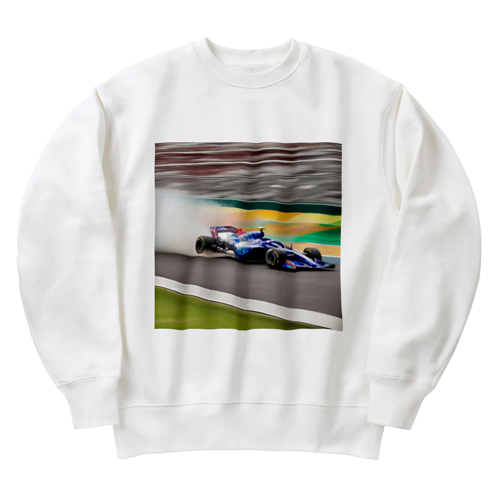 the blue seasonのスピードの彩り - F1レーシング Heavyweight Crew Neck Sweatshirt
