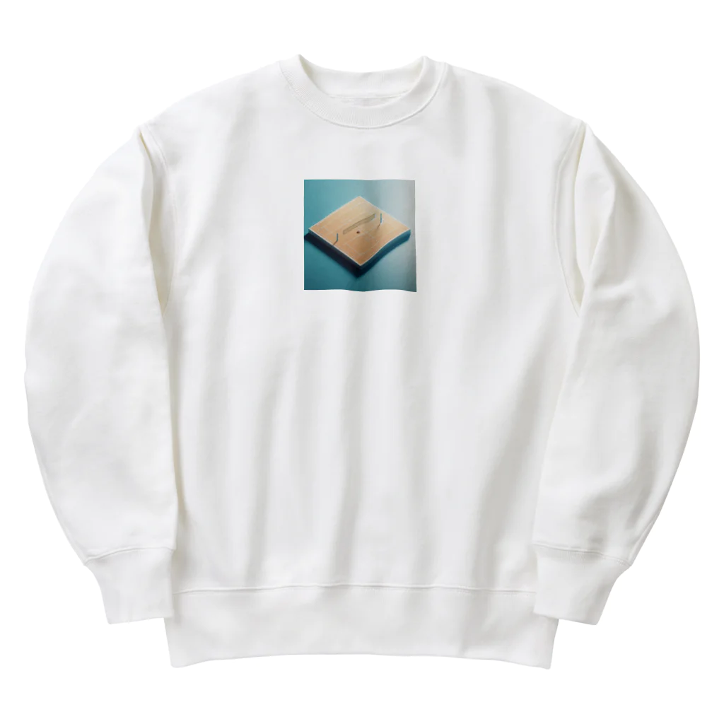 jhajhaのばれーぼーるこーと。 Heavyweight Crew Neck Sweatshirt