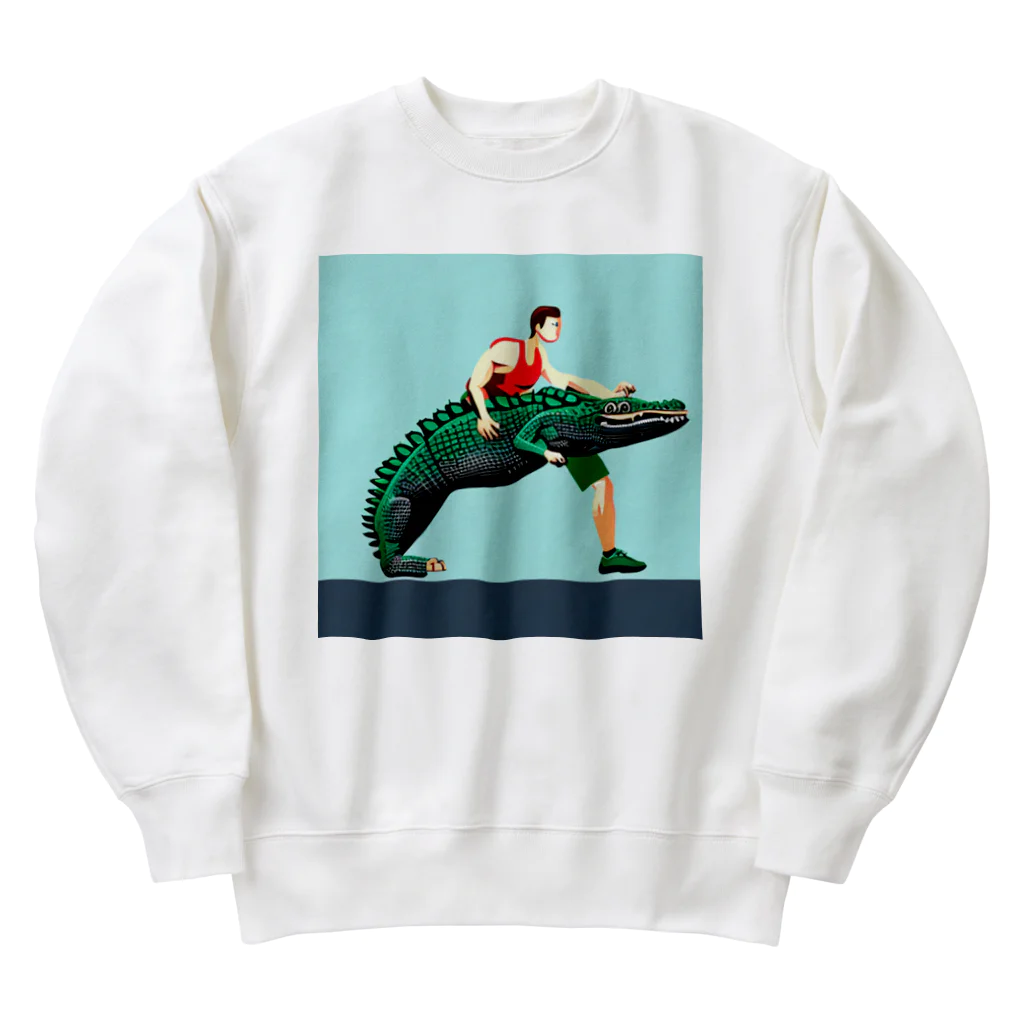 muscle_0419のお前もトレーニングするんだ! Heavyweight Crew Neck Sweatshirt