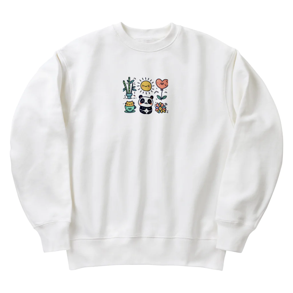 はむはむのかわいいデザイン　人気アイテム Heavyweight Crew Neck Sweatshirt