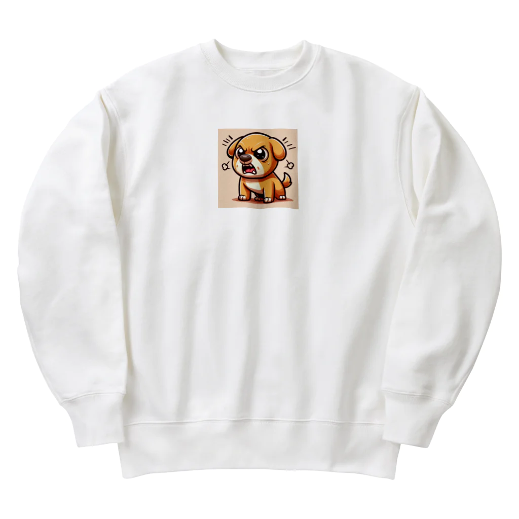 namidamakiの怒りん坊犬 Heavyweight Crew Neck Sweatshirt