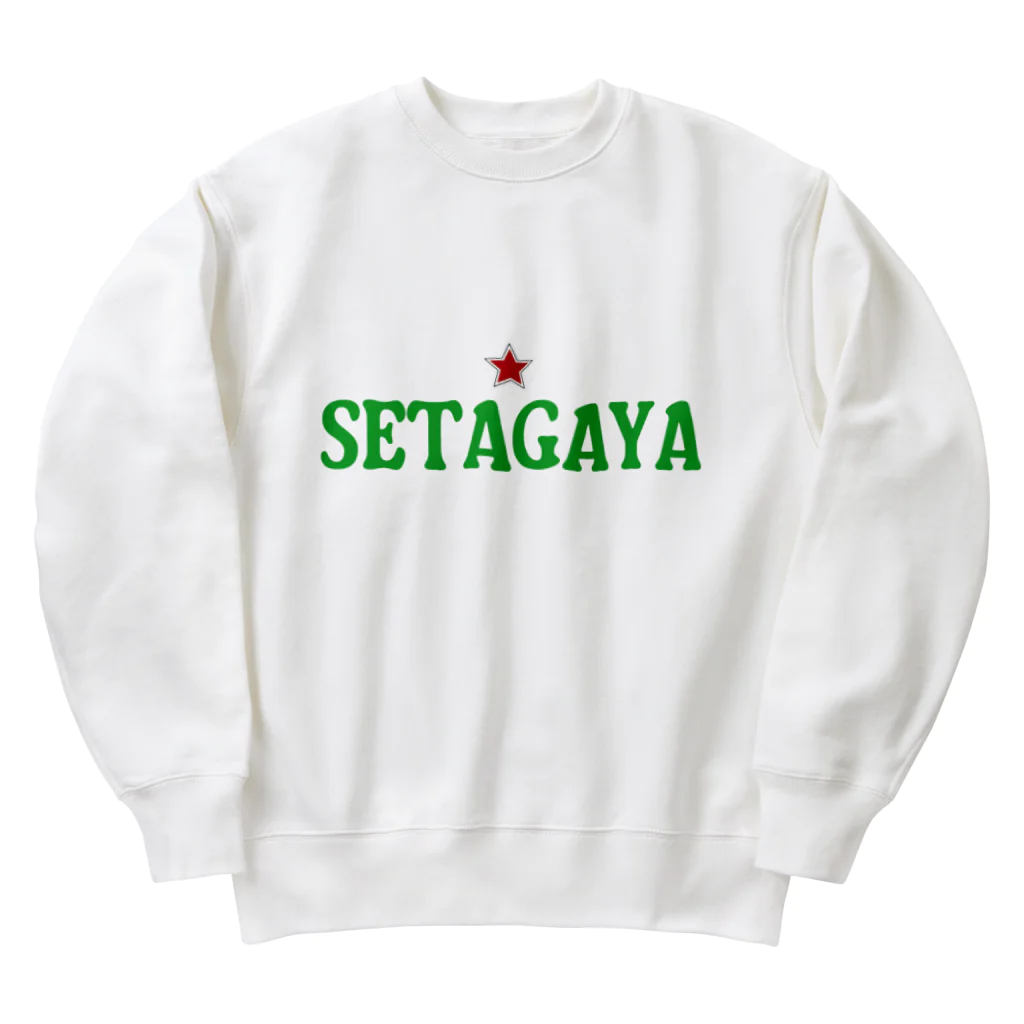 せたが屋さんの世田谷グッズ　グリーンロゴ（setagaya item） Heavyweight Crew Neck Sweatshirt