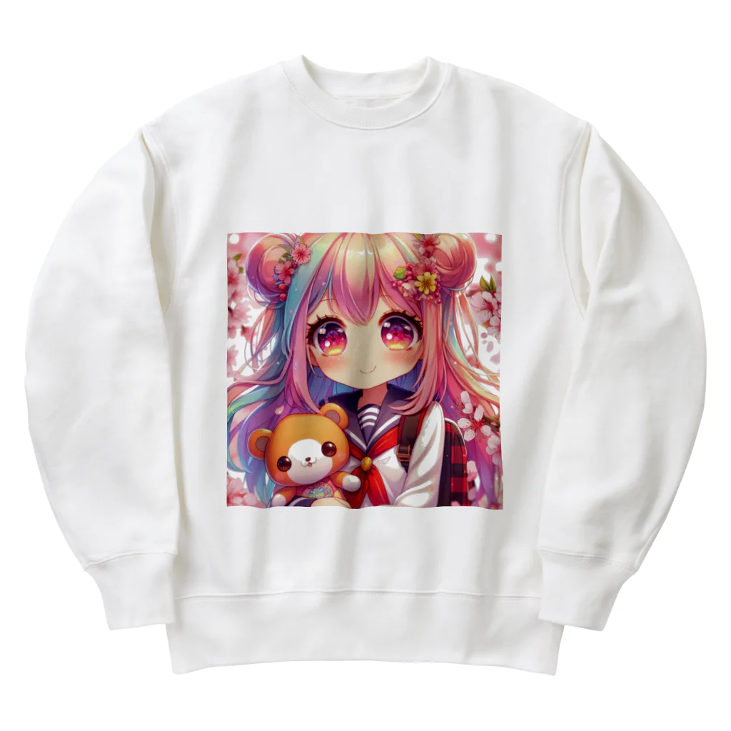 SWQAの可愛い女の子 Heavyweight Crew Neck Sweatshirt