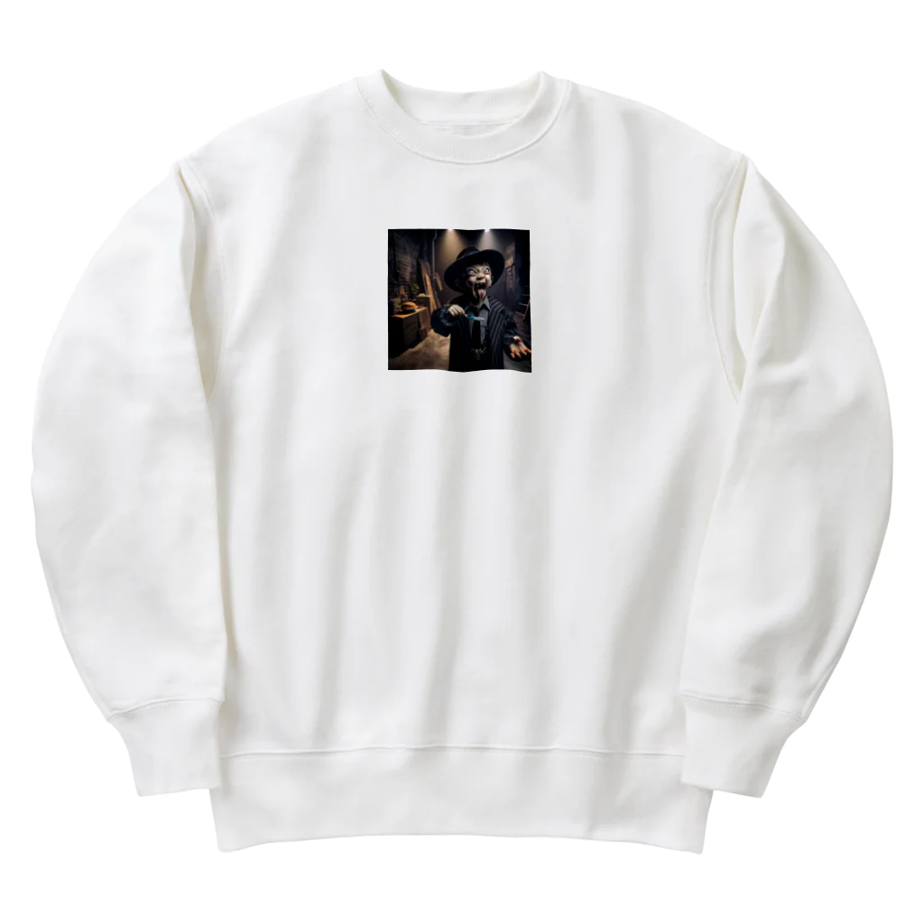 funny-itemsの狂気、子供ギャング Heavyweight Crew Neck Sweatshirt