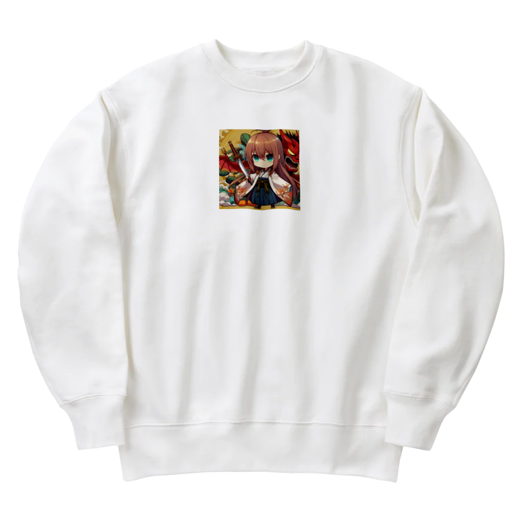 klkの武士 Heavyweight Crew Neck Sweatshirt