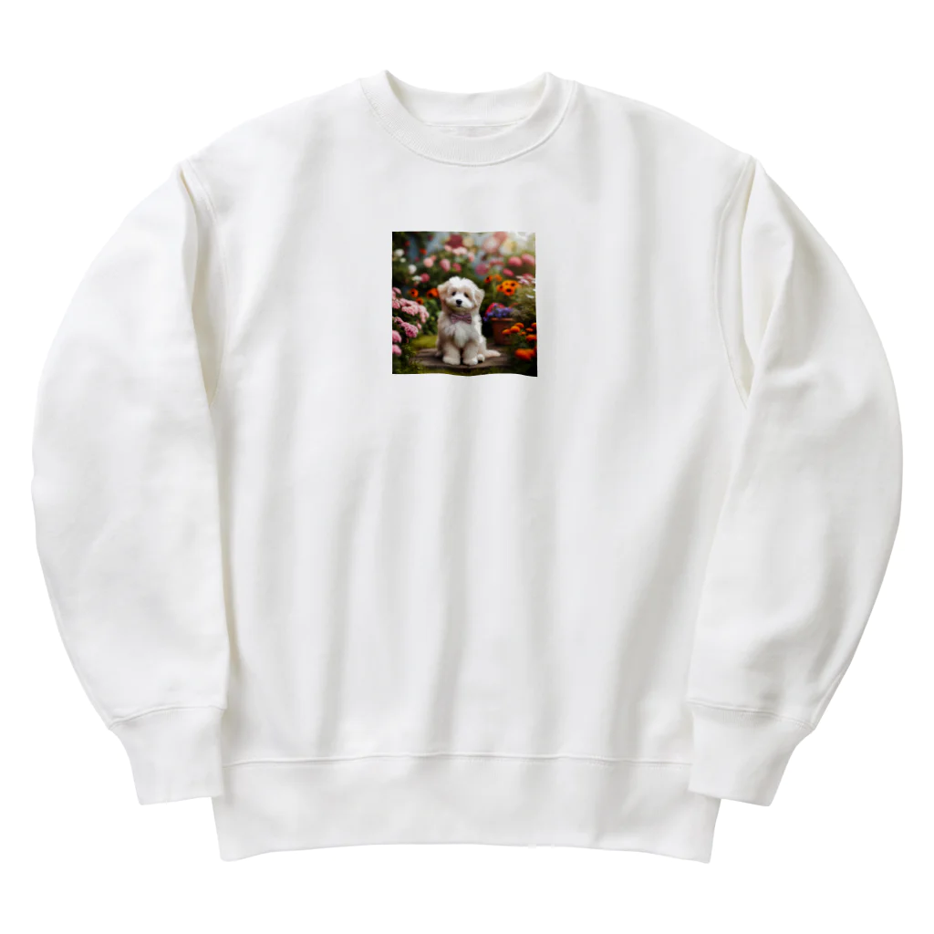 鈴木敏夫のはなを見るわんちゃんー Heavyweight Crew Neck Sweatshirt