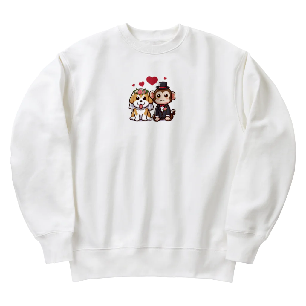 HERAX(へラックス）2号店の犬猿の仲～愛の力で仲良し～ Heavyweight Crew Neck Sweatshirt