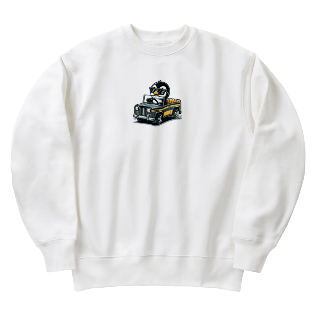 namidamakiのトラックペンギン Heavyweight Crew Neck Sweatshirt