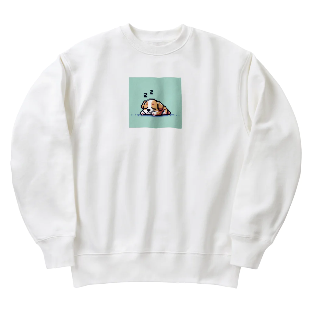 wanwan!!のドット絵犬 Heavyweight Crew Neck Sweatshirt