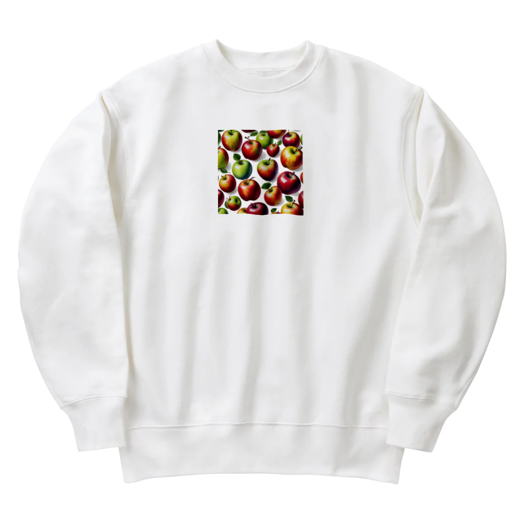 noiSutoaの新鮮なリンゴ Heavyweight Crew Neck Sweatshirt