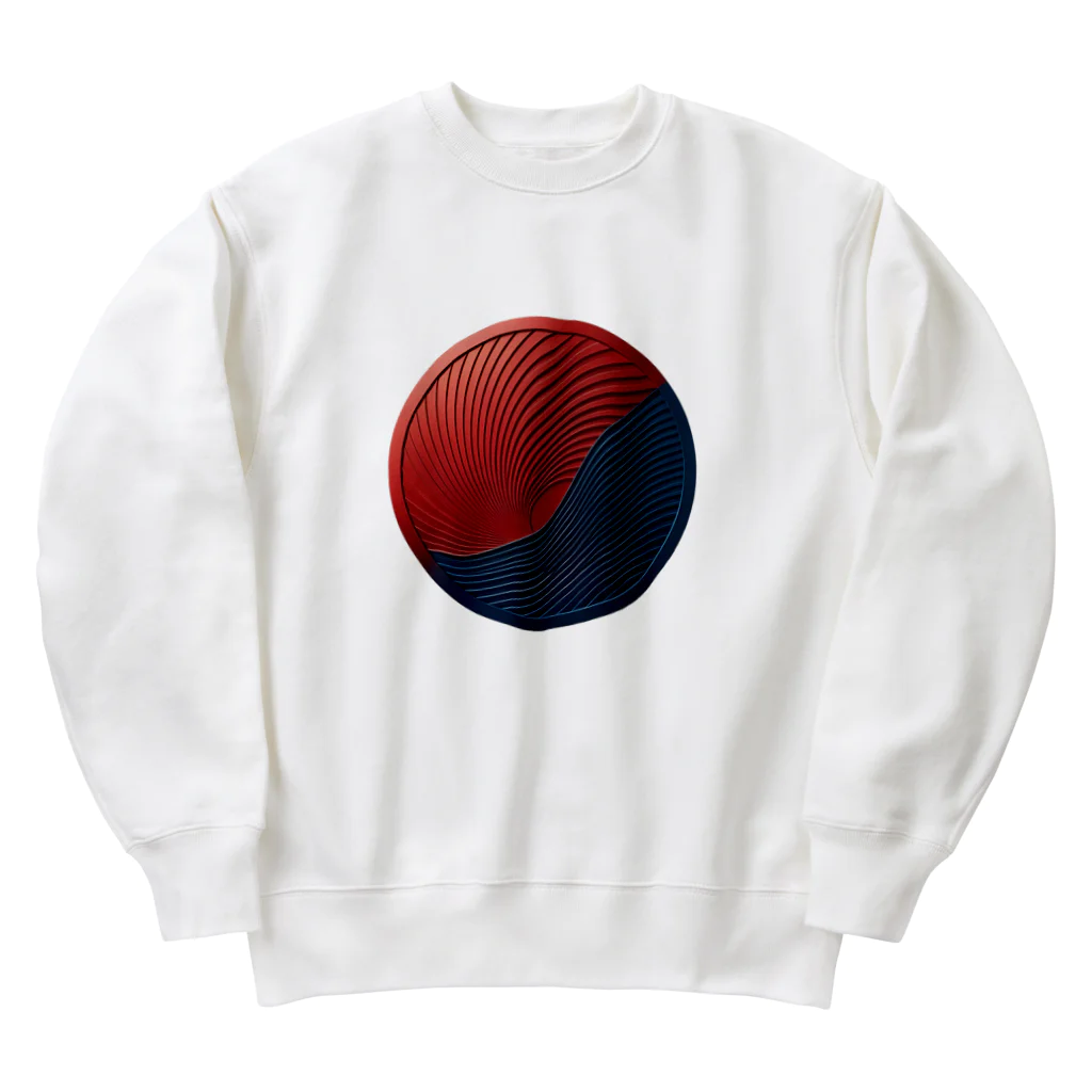 shoxxの赤青転生オーラ集中 Heavyweight Crew Neck Sweatshirt