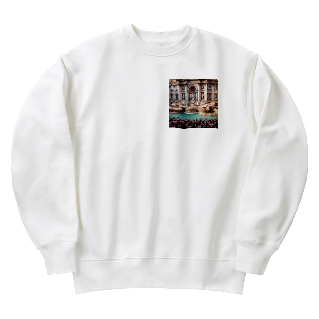 うりこみ屋のトレビの泉 Heavyweight Crew Neck Sweatshirt