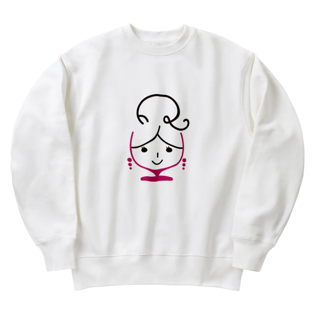 ロゼ活！のロゼ子グッズ Heavyweight Crew Neck Sweatshirt