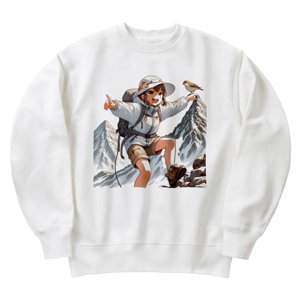 チェリモヤの山ガール 07 Heavyweight Crew Neck Sweatshirt