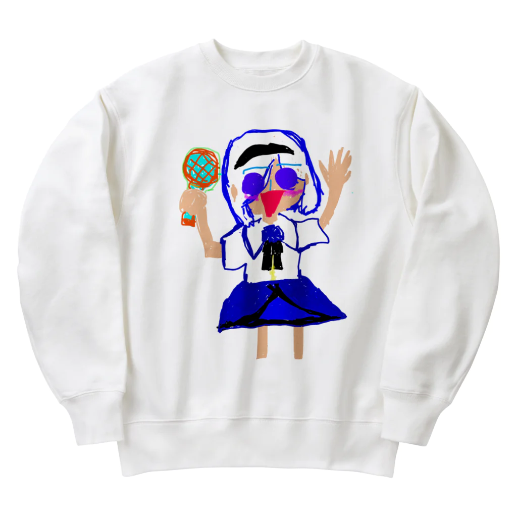 tune_ahiruのモブがあらわれたちゃん Heavyweight Crew Neck Sweatshirt