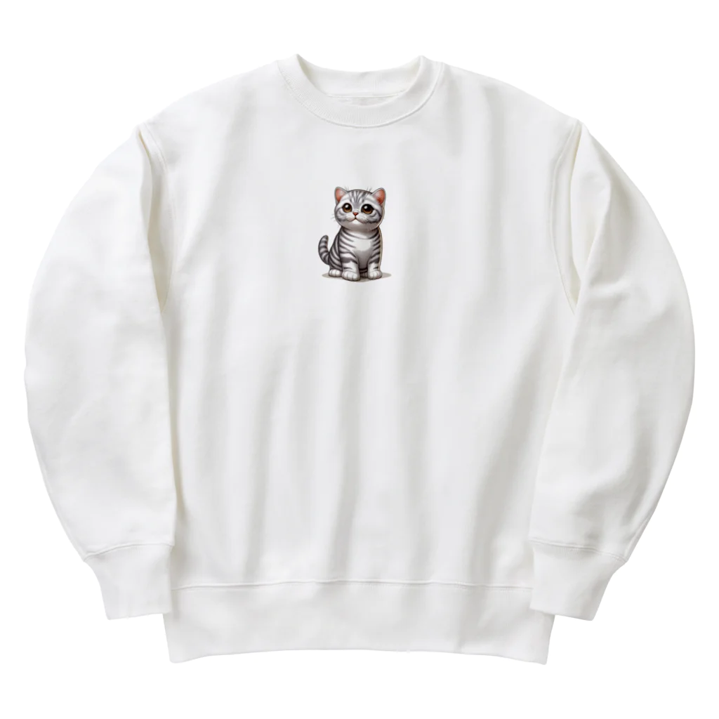 funny-itemsのアメリカンショートヘアー Heavyweight Crew Neck Sweatshirt