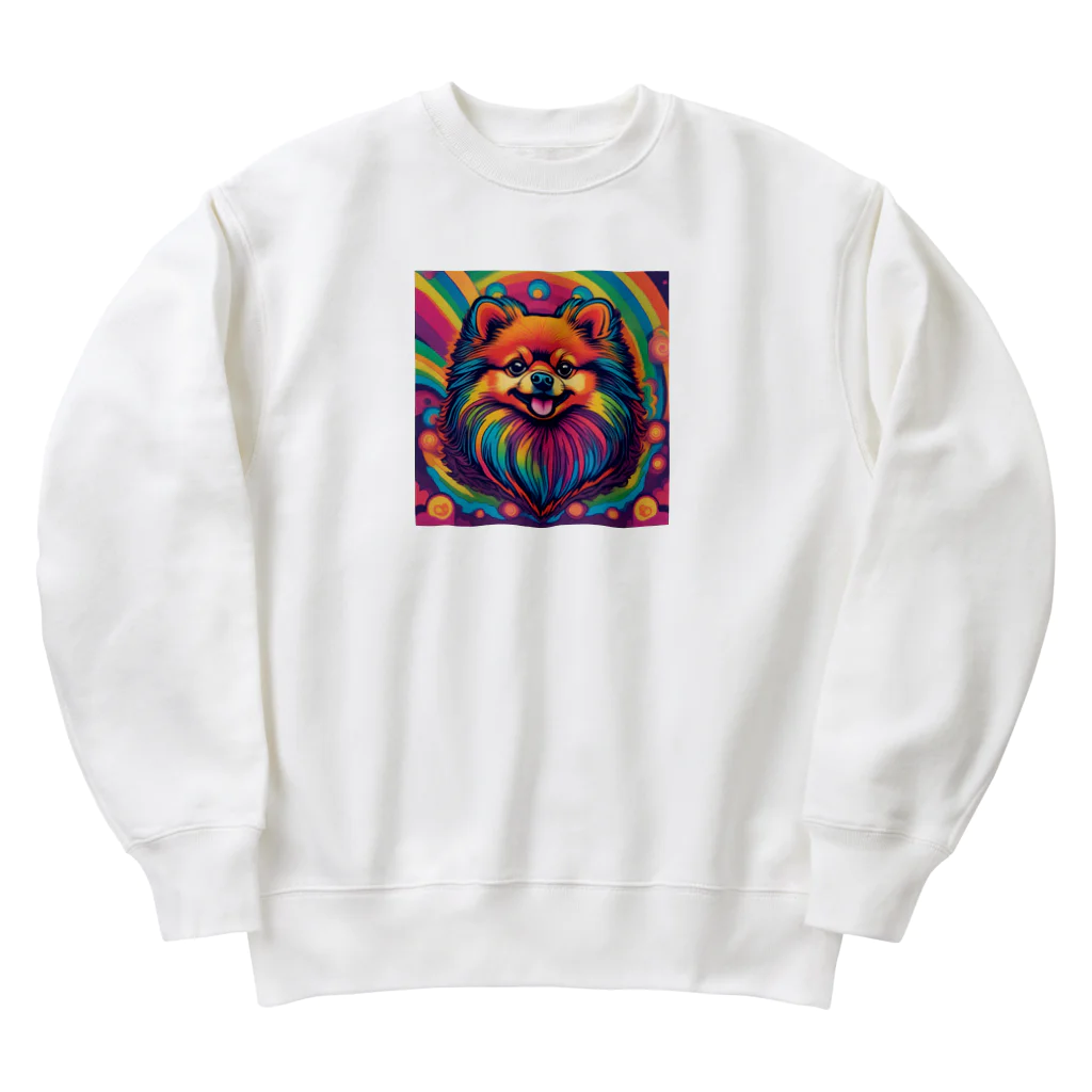 BowMeowのポメラニアンNo.2 Heavyweight Crew Neck Sweatshirt