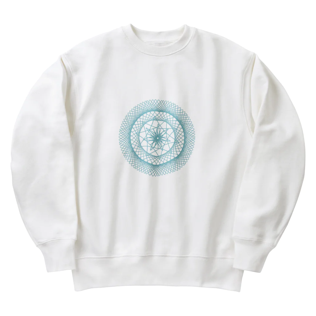 美詞の店の神聖幾何学模様風✨bl2 Heavyweight Crew Neck Sweatshirt