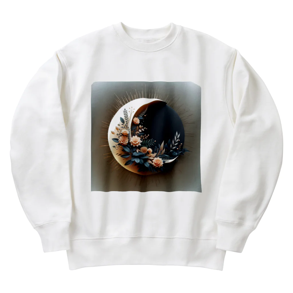 nail_aphroditeの月の中の光 Heavyweight Crew Neck Sweatshirt