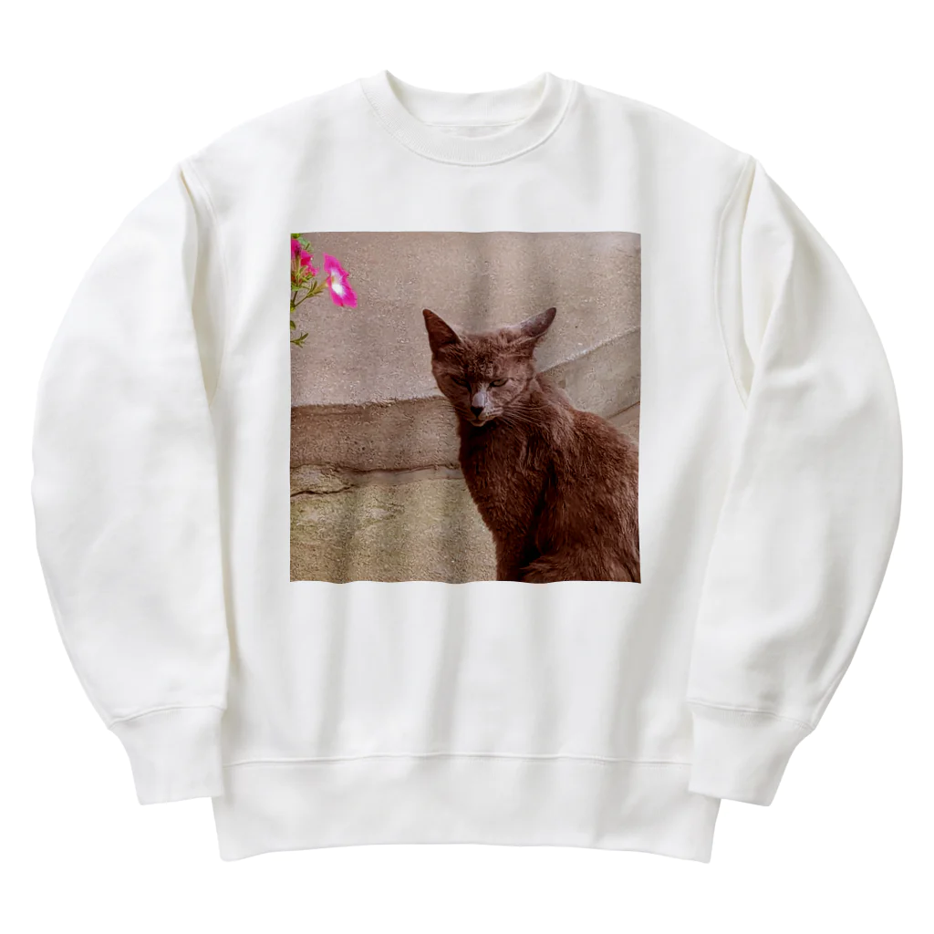 🐱(*ΦωΦ*)の猫🐱 Heavyweight Crew Neck Sweatshirt