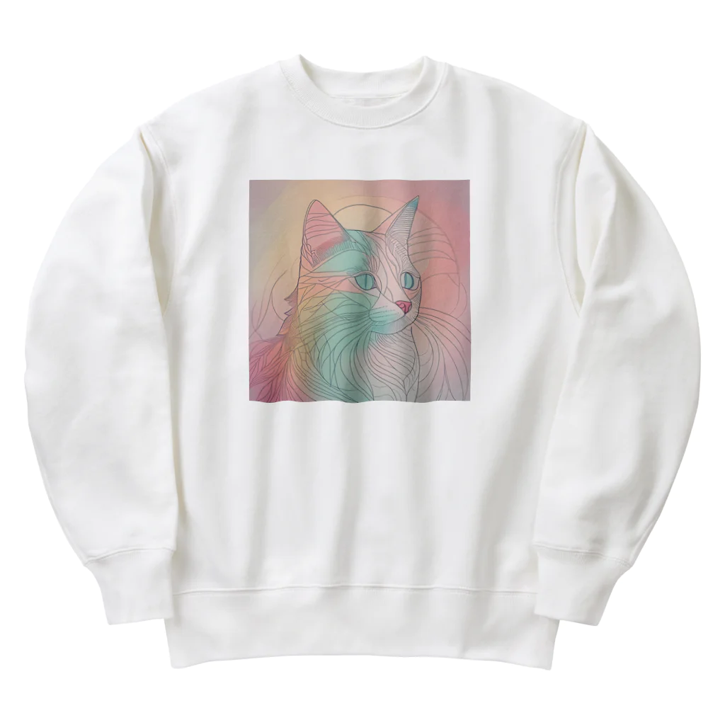 Blossom AvenueのAngelic Cat Heavyweight Crew Neck Sweatshirt