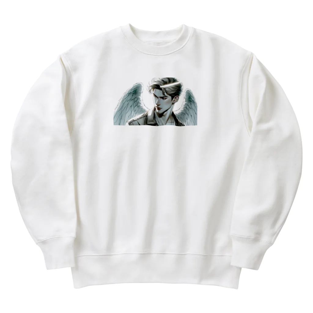 Jonnybanbanの新感覚スタイルのイケメン天使 Heavyweight Crew Neck Sweatshirt