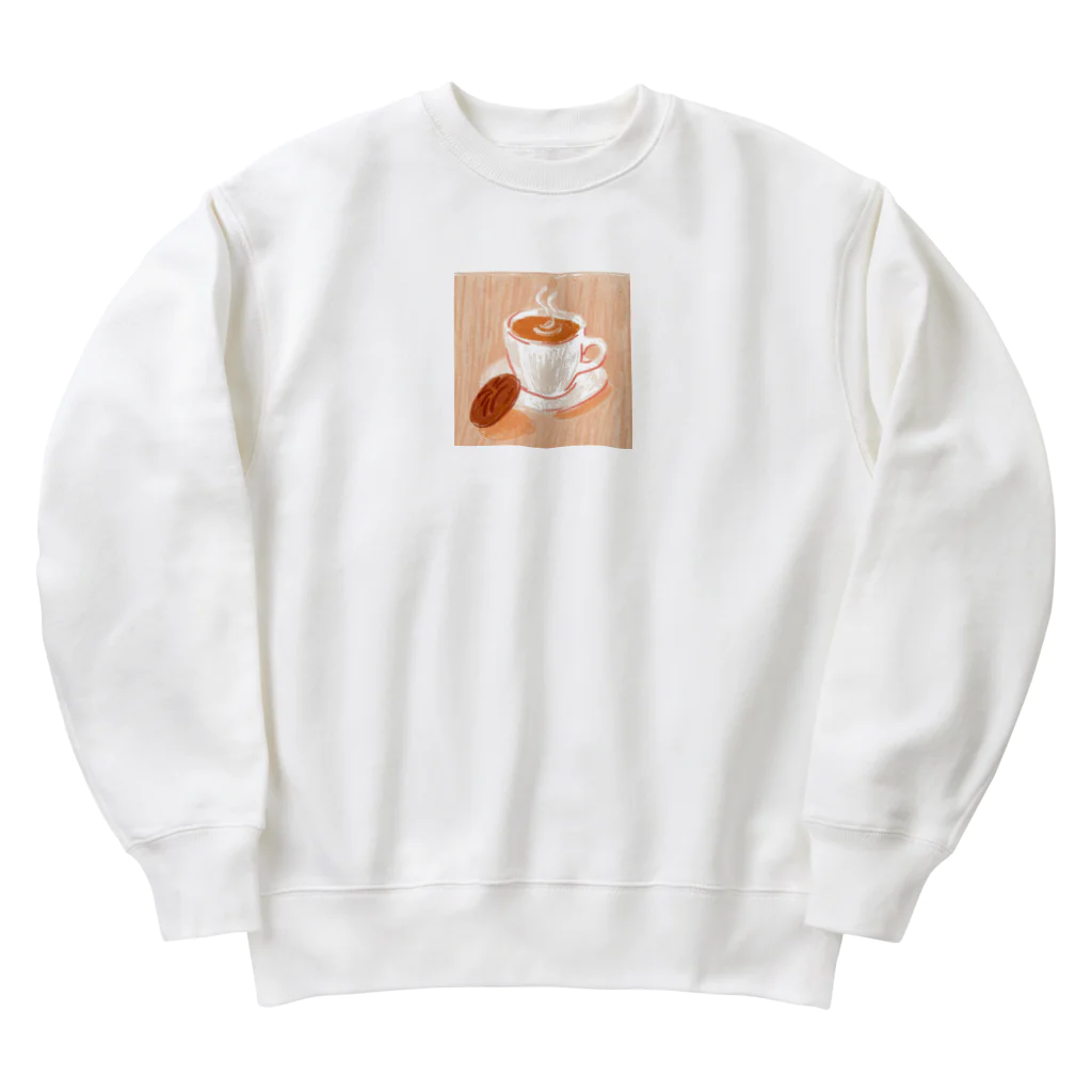 Sikisiyoのレトロ風なコーヒーイラストグッズ Heavyweight Crew Neck Sweatshirt