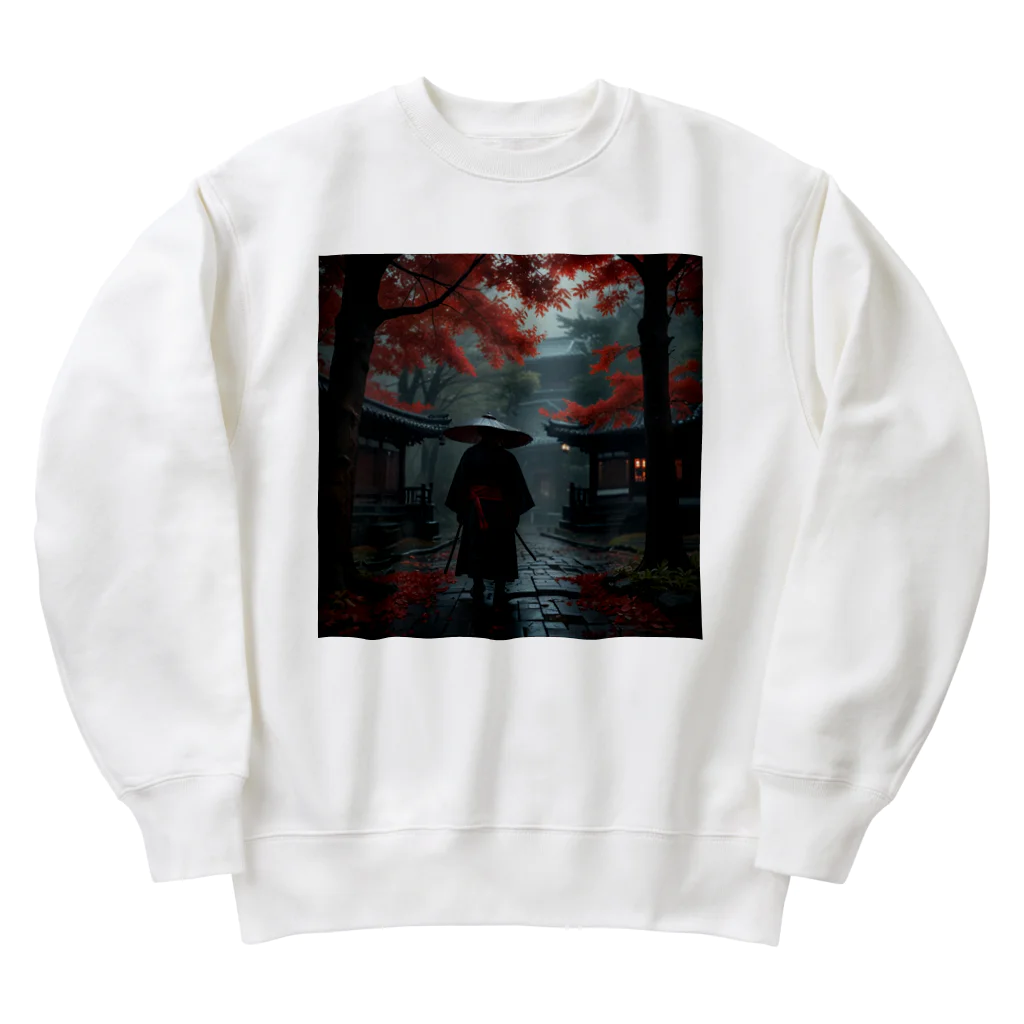 中村マコトの雨の中の侍 Heavyweight Crew Neck Sweatshirt