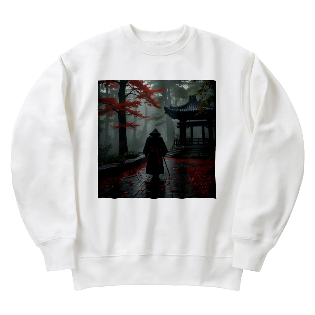 中村マコトの雨の中の侍2 Heavyweight Crew Neck Sweatshirt