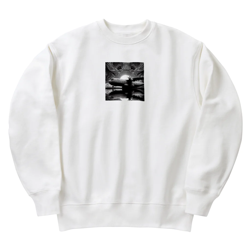 HECreaterの幻想的な貨物機 Heavyweight Crew Neck Sweatshirt