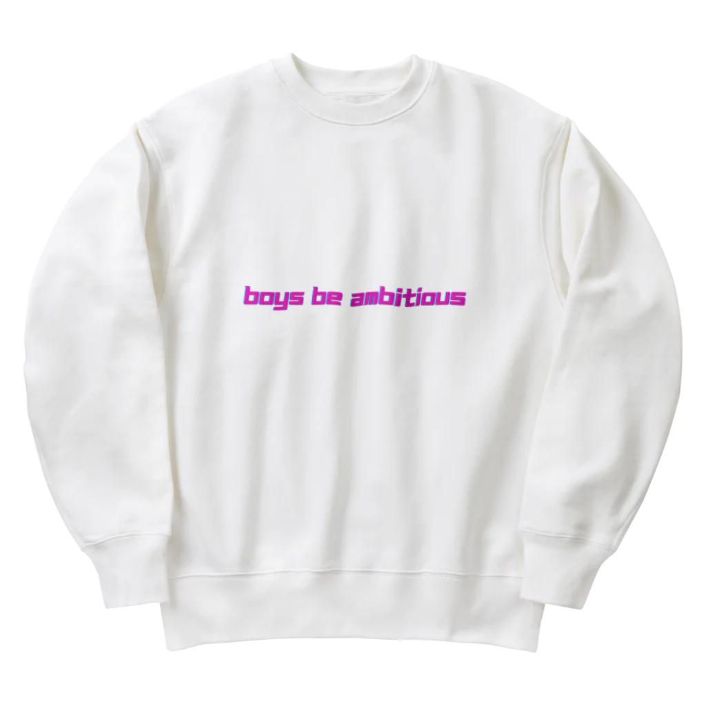 td_clucthの少年よ大志を抱け Heavyweight Crew Neck Sweatshirt