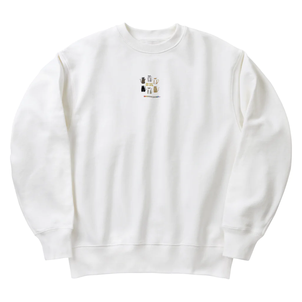 harenochinico...のNO CAT NO LIFE Heavyweight Crew Neck Sweatshirt