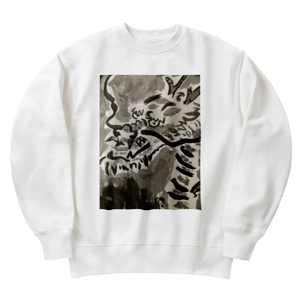 anao103の幸運の龍 Heavyweight Crew Neck Sweatshirt